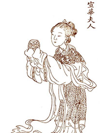 杨广霸占宣华夫人是真的吗：权力、欲望与历史的交织
