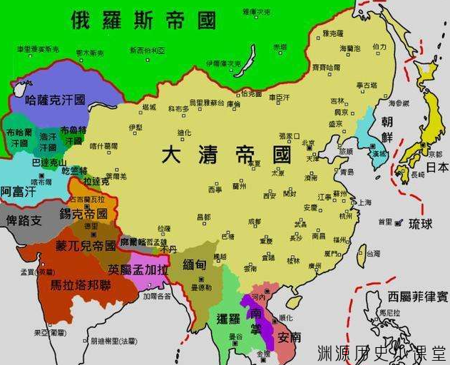 中国古代地图之清朝地图